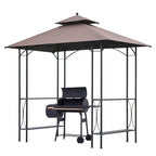 2.5x1.5m BBQ Tent Canopy Patio Outdoor Awning Gazebo Party Sun Shelter