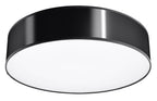 LED Ceiling Lamp: Arena 55 - Black Round Shape, Loft Design, E27 - for Modern Interiors