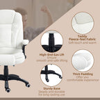 Office Chair w/ Heating Massage Points Relaxing Reclining