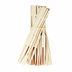 50-Pack Eco-Friendly Bamboo Skewer Forks - Ideal for BBQs, Parties, and More