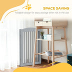 Dog Gate - Foldable & Freestanding - Grey
