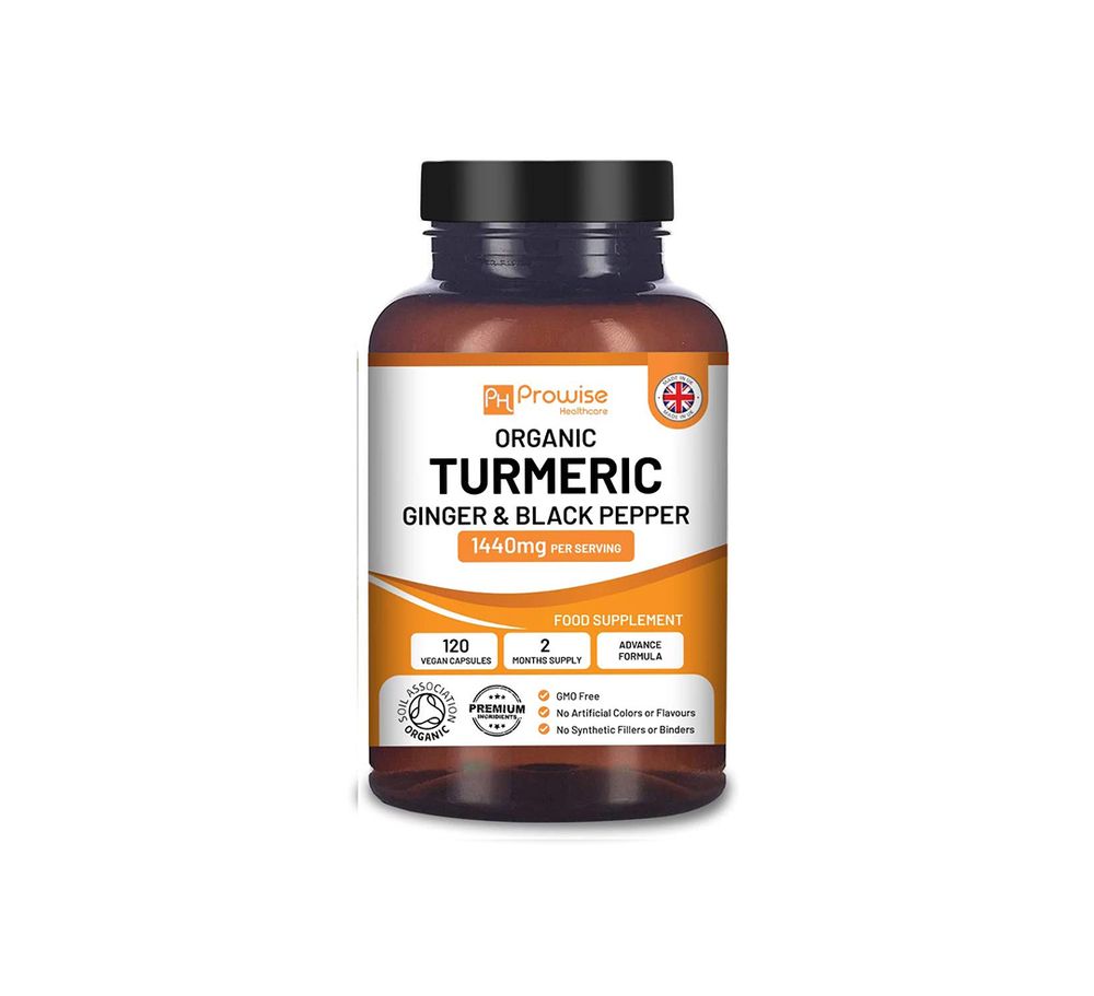 Turmeric Curcumin 1440mg with Black Pepper & Ginger - UK Manufactured