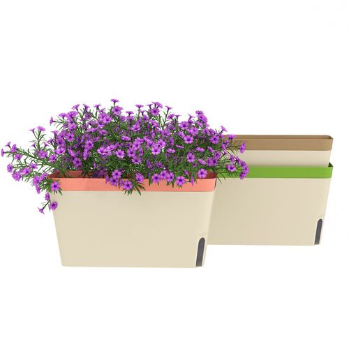 3 Pcs Self Watering Plant Pots w/ Visual Water Level Window
