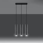 LUVO Industrial Pendant Lamp - Concrete Design - GU10 Bulb