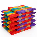 Wooden Coloured Lolly Stick - Craft Supplies