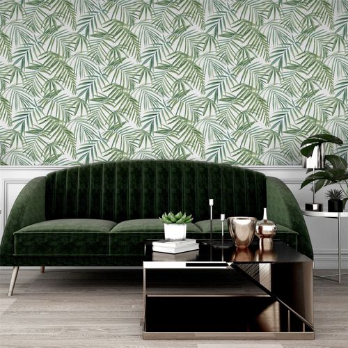 Palm Leaves Green wallpaper