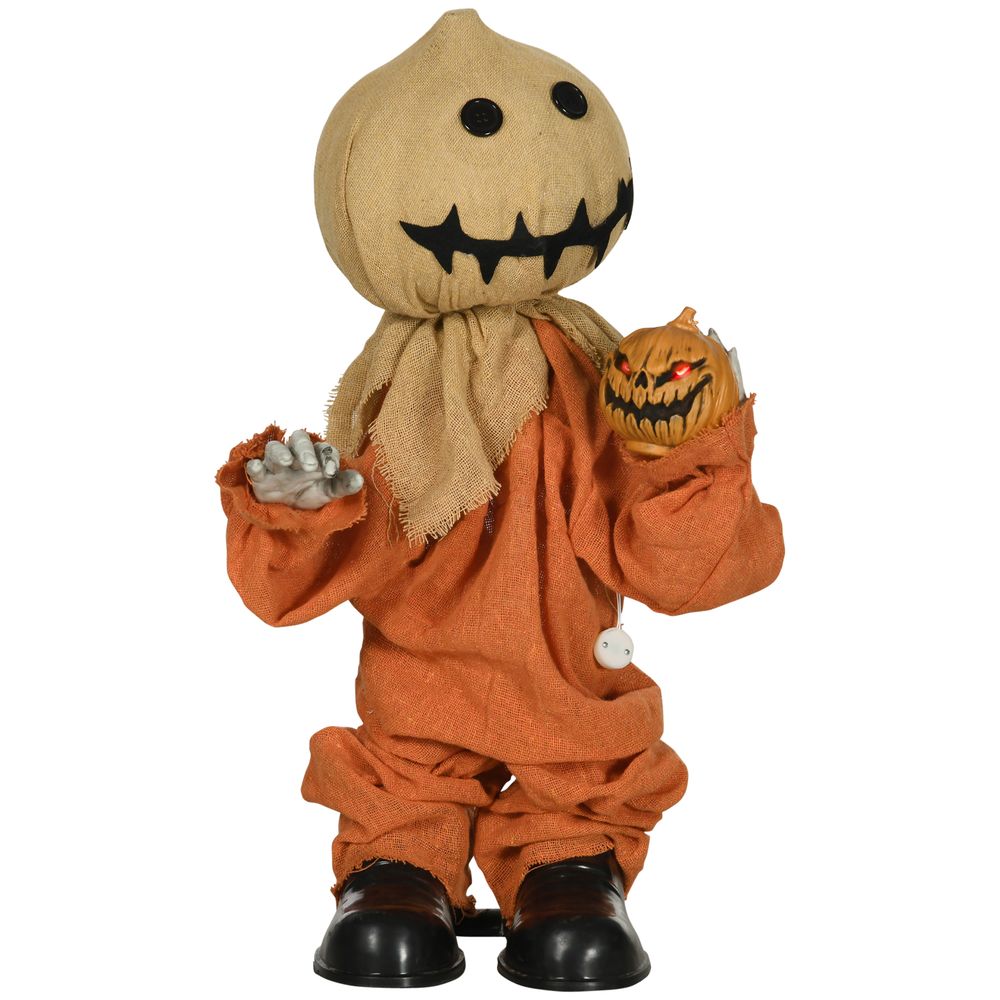 80cm Outdoor Halloween Witch Prop Decoration with Light Up Eyes