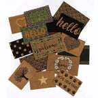 Astley Scallop Deco Latex Backed Coir 45x75cm Black Doormat