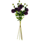 75cm Artificial Dahlia PomPom Flowers Purple