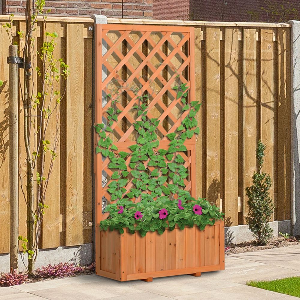 Wooden Garden Display Frame - Rot-Resistant Plant Stand