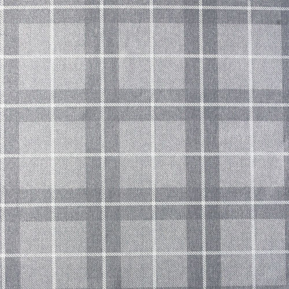 Heritage Check Grey/Silver Scarf