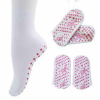 Envie Tourmaline Magnetic Health Socks - White