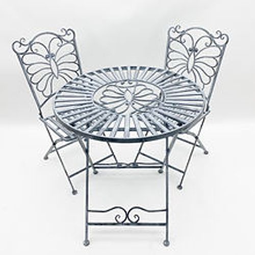 Stone Grey Bistro Set
