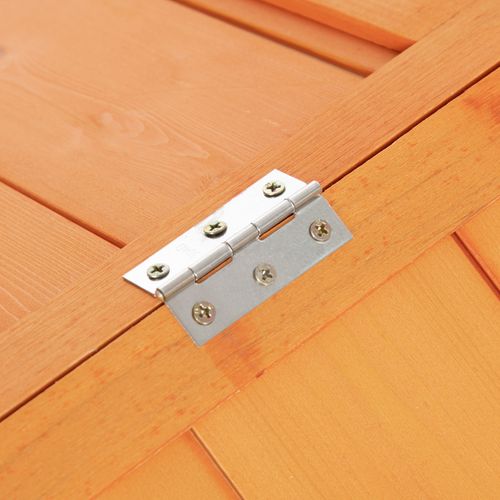 Wooden Chicken Run with Nesting Box, Openable Roof for 4-8 Chickens Ducks