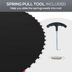 Trampoline Mat with 54 V-Hooks, for 10ft Trampoline
