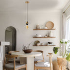10 Pack Industrial French Gold Pendant Light Kit - Stylish, Quality, Easy to Install - for Adding Lampshades - Dimmable