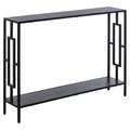 Captivating Product "Art Deco Console Table - MDF Steel Frame, 2 Shelves - 76x106cm