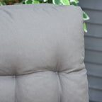 2 PCS Reclining Zero Gravity Chair Folding Lounger Cushion Dark Grey