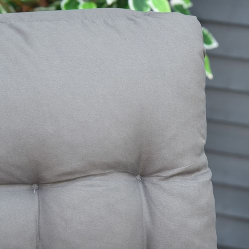 2 PCS Reclining Zero Gravity Chair Folding Lounger Cushion Dark Grey