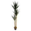 XL 170cm Artificial Triple Yukka Tree Plant - Realistic, Spiky