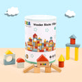 100pcs Wooden Blocks in New Color: Construction Toy for Creative Kids