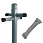 Clothes Post 2.4m Overall Hight Heavy Duty Pole Washing Line Support
