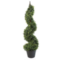 3ft Artificial Boxwood Tower Tree Topiary - Indoor/Outdoor - Lifelike Foliage - Easy Maintenance