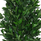 4ft Artificial Topiary Bay Trees - Extra Large Pair for Stunning Entrance - No Maintenance