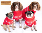 The Bailey Fair Isle - White on Red - Pre-order Now