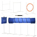 Premium Dog Agility Set - 6-Piece with Bag - Multicolour