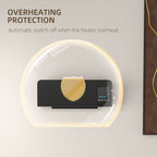 2000W Wall Mounted Ceramic Heater with Remote Control for Home
