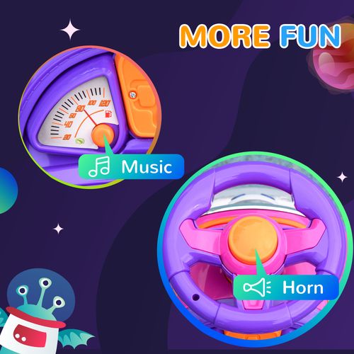 3 in 1 Ride on Push Car, Cartoon Robot Foot to Floor Slider