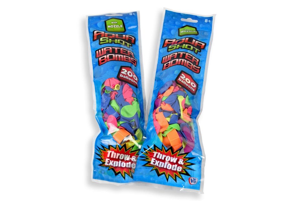 Water Bombs with Nozzle - 200-Pack - Fun & Safe - Suitable for Kids 8+" 2 Pack
