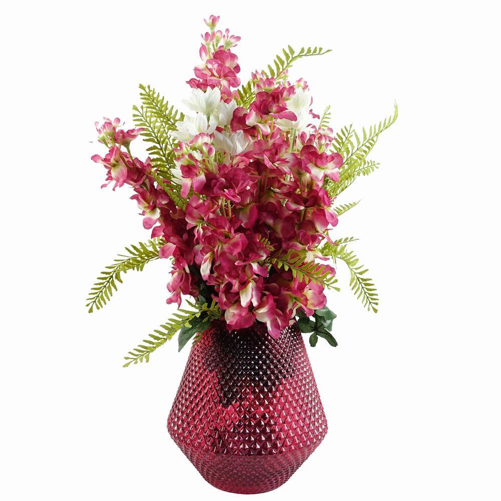 Natural Silk Starflower Stem 6-Pack - 30 Blooms - Beautiful Decorative Flowers