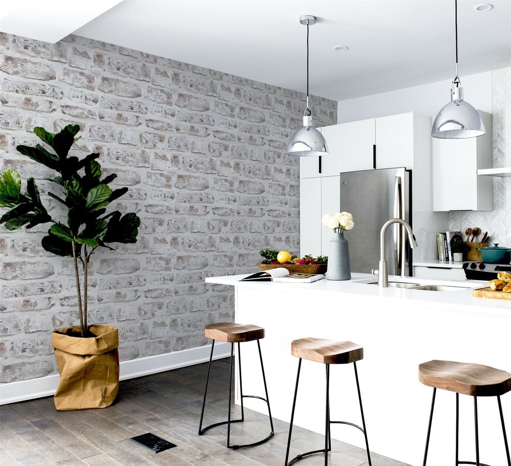 Whitewashed Wall Paint, Professional Finish!