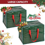 Christmas Baubles & Tinsel Storage Bag - Organize & Protect Your Holiday Decorations
