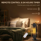 Ceramic Space Heater Tower Heater W/ 45° Oscillation