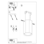 Ceiling lamp wood Zake Scandinavian Design GU10