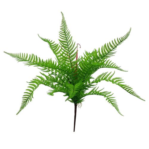 Artificial Bushy Dixie Wood Fern Dark Green Plant 60cm