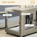 Dog Crate with Cage Detail