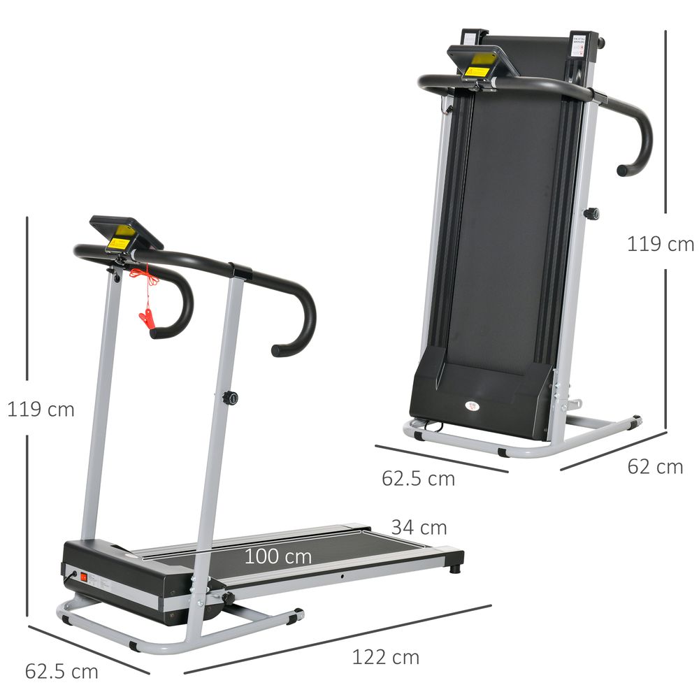 Fitness Solution: 1.25HP Electric Treadmill! Foldable, Durable, Stay Fit at Home with