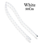 White Light Chain for Ceiling Pendant Chandeliers, Versatile, 38mm x 16mm