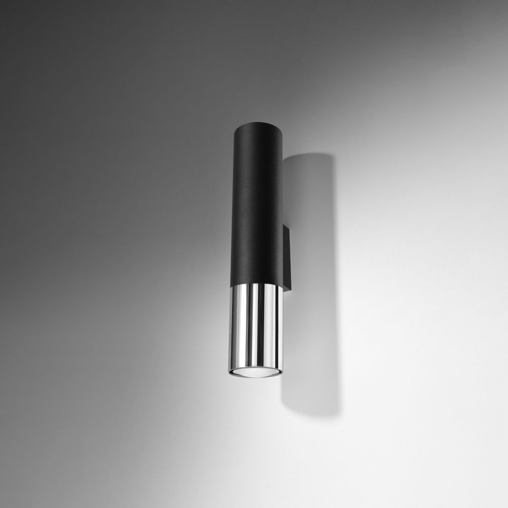 Modern Wall Lamp: Steel, GU10