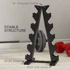 Heavy-Duty Dumbbell Rack - Space-Saving Steel Stand for Home Gym