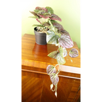 35cm Purple Potted Pothos Plant - Realistic Artificial Trailing Foliage