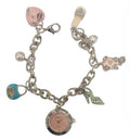 Stylish Mini Dial Watch with Charms - Ladies Girls Strap -!