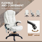 Office Chair w/ Heating Massage Points Relaxing Reclining