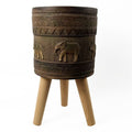 40cm x 21.5cm Zandi Elephant Composite Large Planter