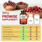 Triple Strength Cranberry 30,000mg + Vitamin C I 180 Vegan Tablets, Immune Support