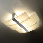 Celia Modern Design Ceiling Lamp - Steel & Glass - E27
